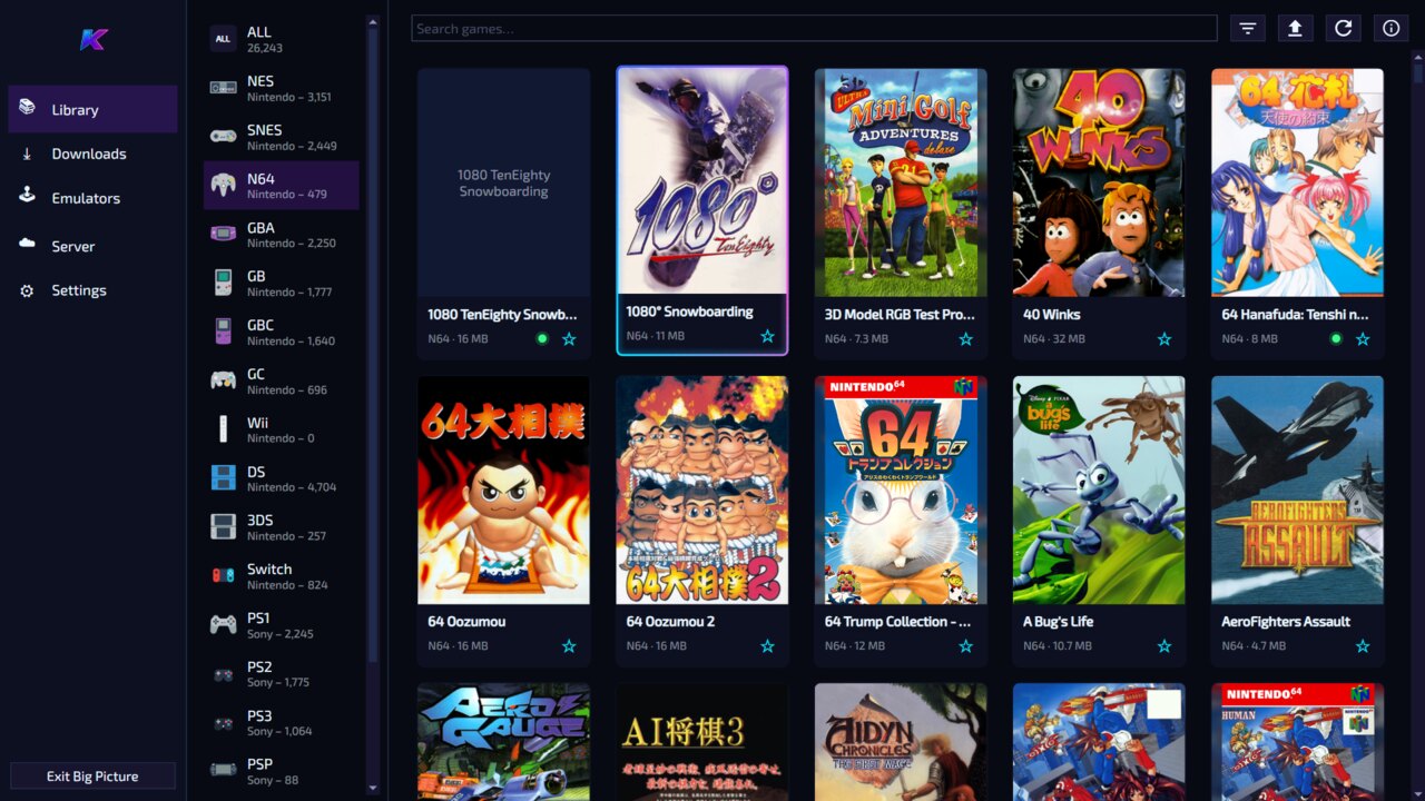 KLaunch Big-Picture couch mode